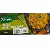 عصاره آب مرغ با سبزیجات 12 عددی کنور Knorr