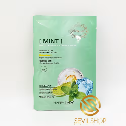 قیمت و خرید ماسک ورقه ای لیمو نعنا هپی لیدی| 28 گرم