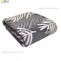 حوله حمام برند ماندگارطرح جنگل رنگ طوسی سایز 100×160