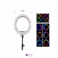 کیت رینگ لایت عکاسی YQ-350 RGB به همراه سه پایه