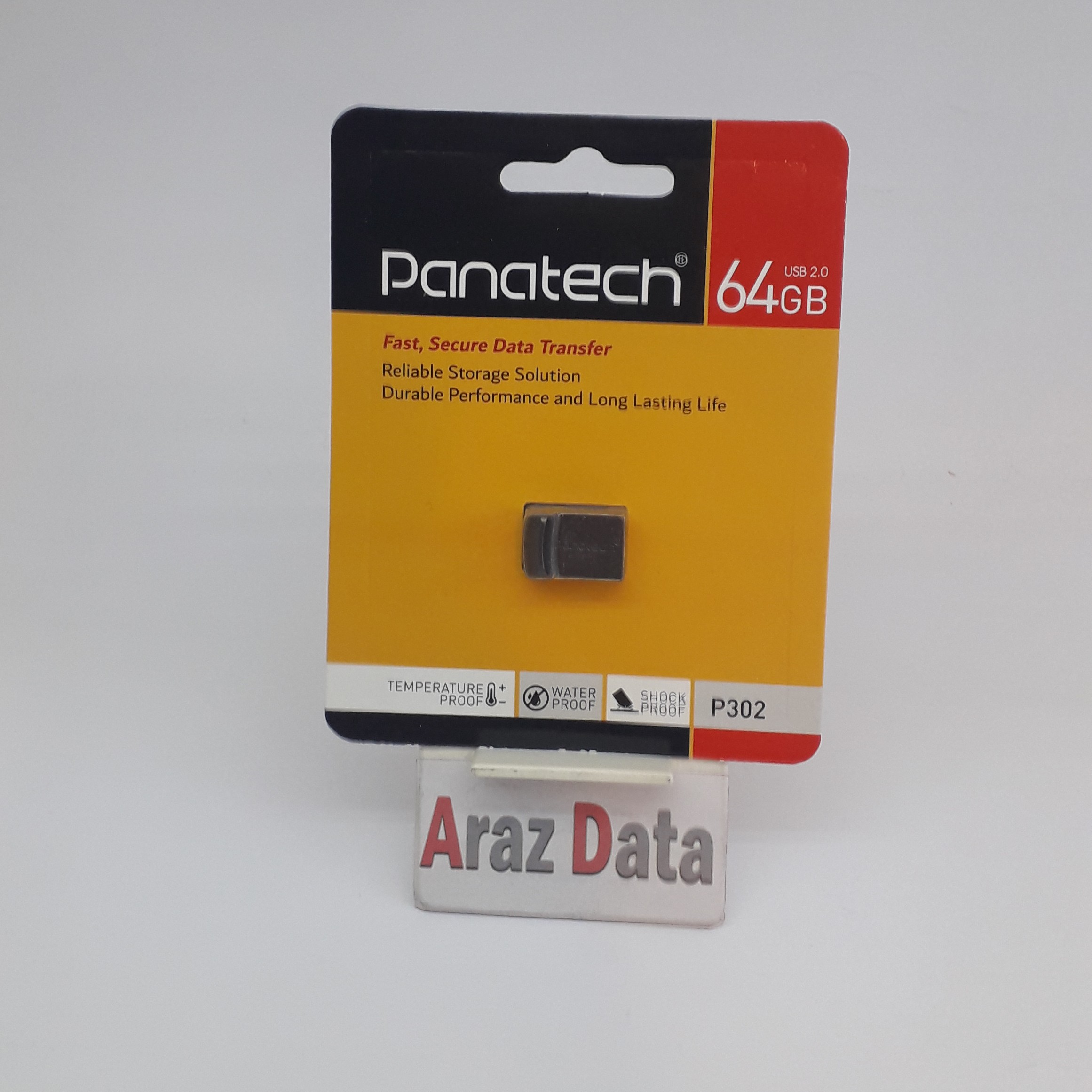 فلش 64 گیگ فلزی پاناتک مدل 302 با گارانتی مادام العمر