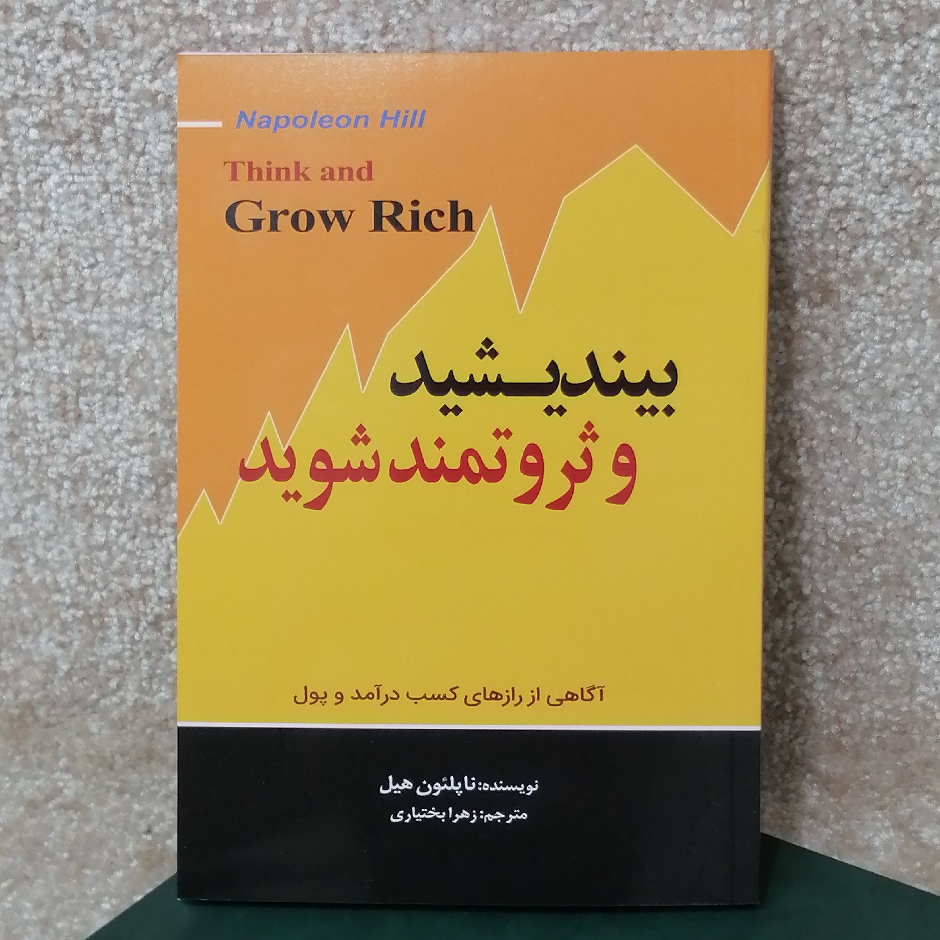 کتاب بیندیشید و ثروتمند شوید اثر ناپلئون هیل