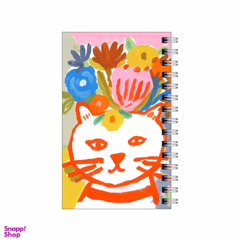 دفترچه یادداشت ۶۴ برگ مدل To Do List طرح نقاشی گربه بچه گونه کد 9963849