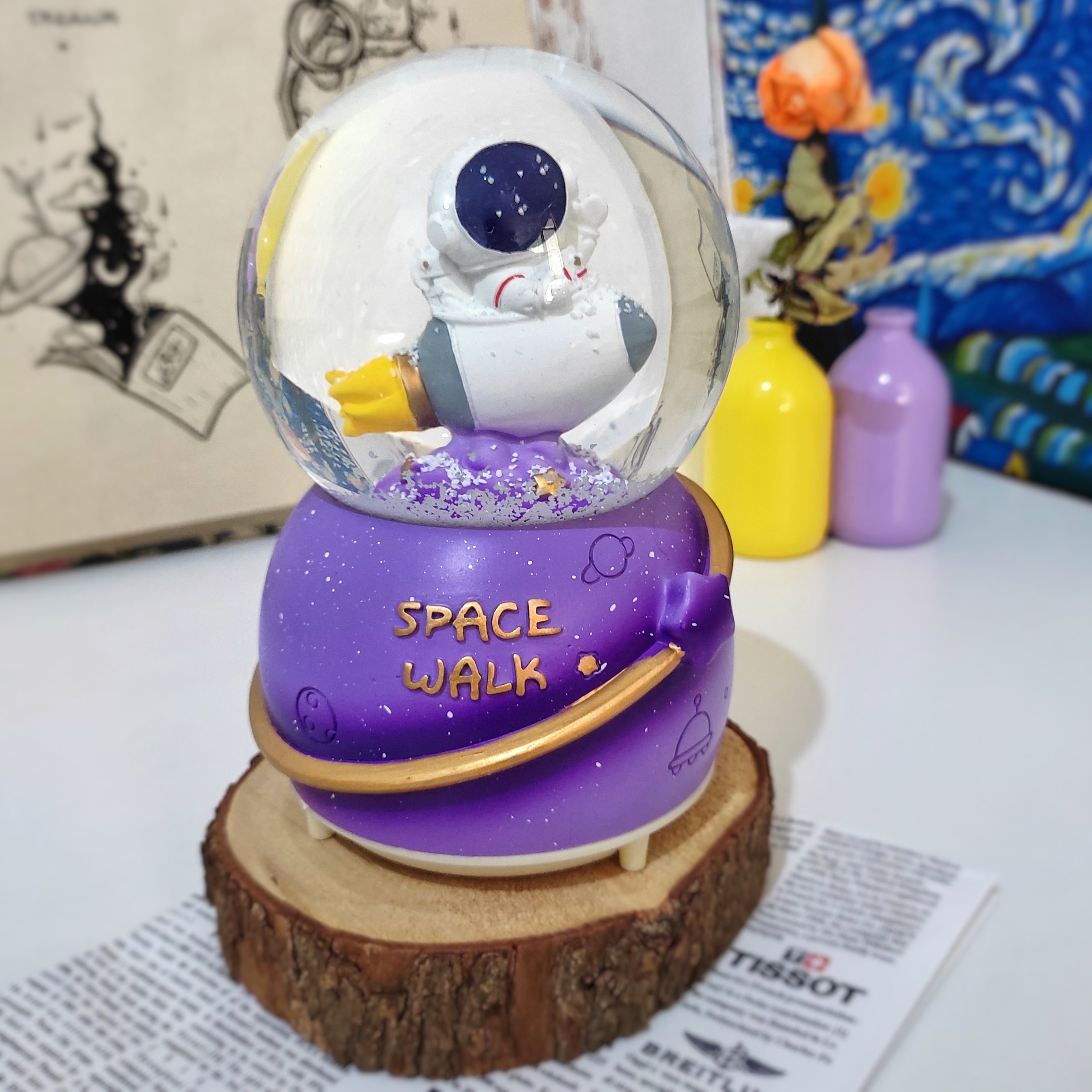 گوی موزیکال پمپی فضانورد سایز بزرگ