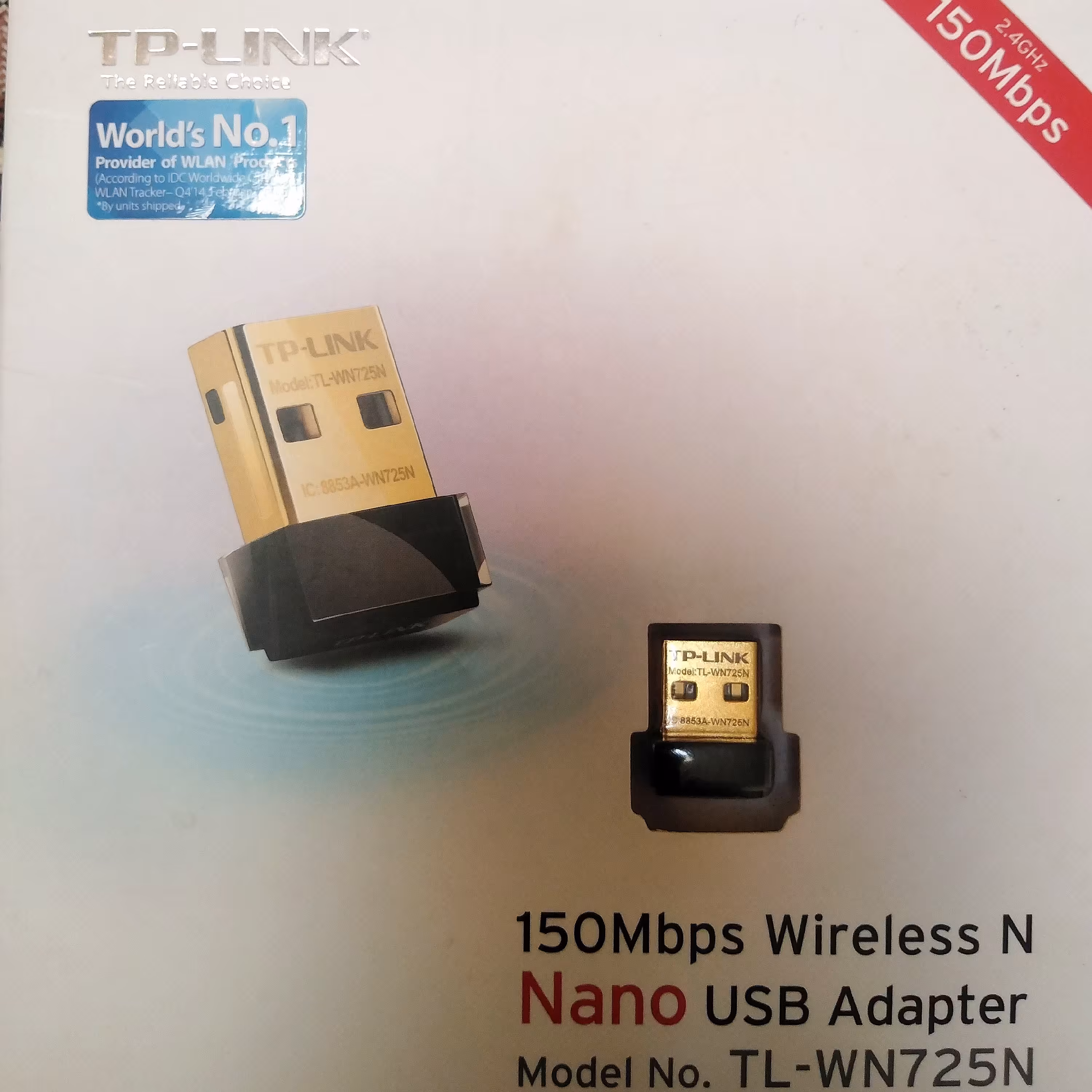 کارت شبکه بی سیم  تی پیلینک  150   Mbps   wireless  N  Nano   USB Adapter  Model NO TL-WN725 N 