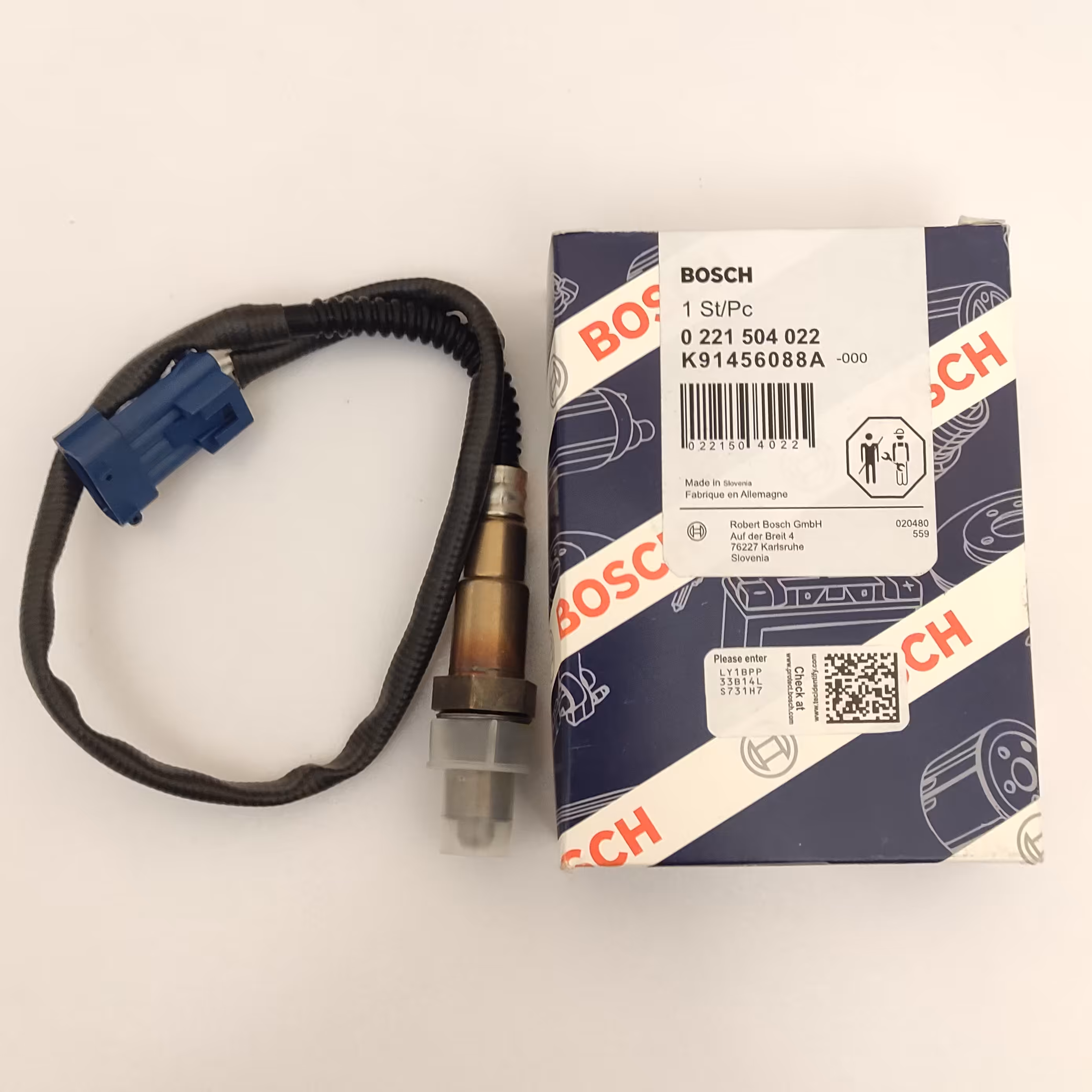 سنسور اکسیژن دوم پژو 206 و 207 BOSCH بوش 