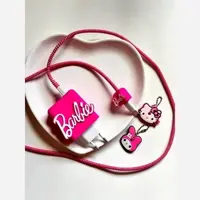 محافظ شارژر کله شارژ سیم شارژر و سری شارژر یو اس بی شیائومی آیفون سامسونگ فانتزی باربی کرومی کیتی میکی موس کریستالی 