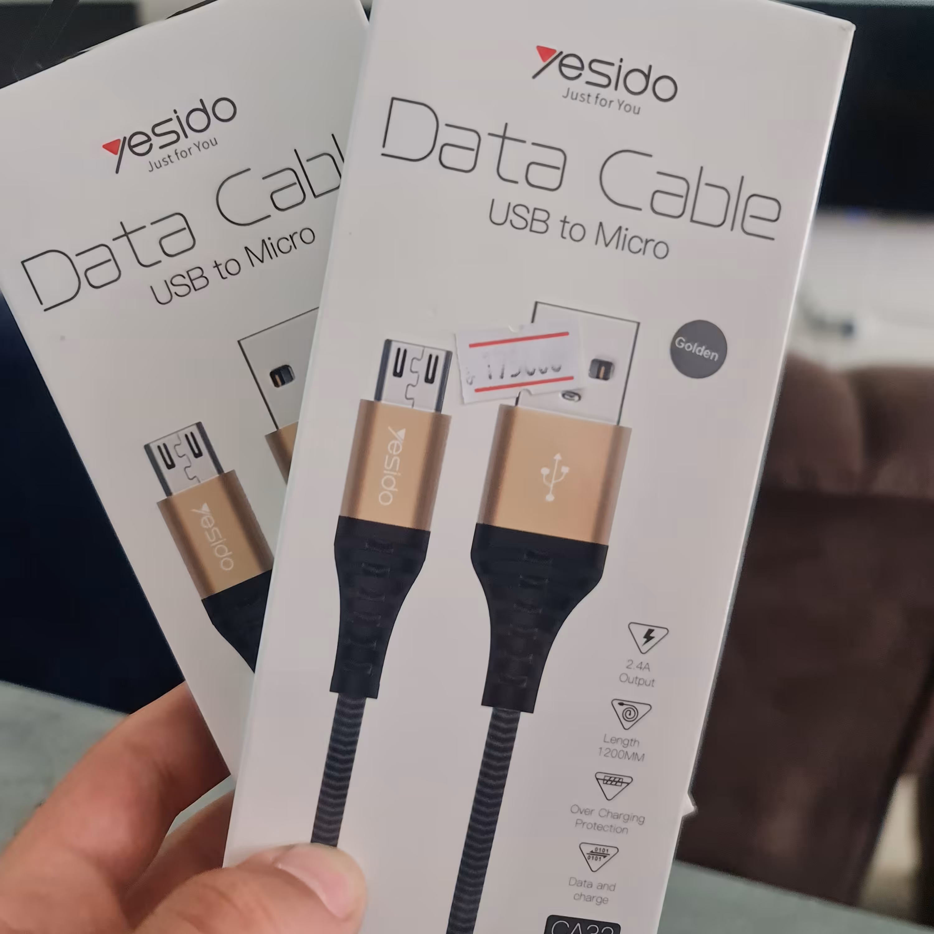 کابل شارژ میکرو یسیدو مدل CA32 متراژ  یک متر و بیست سانت