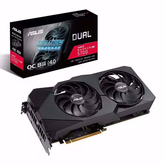 کارت گرافیک ایسوس DUAL RX5700 O8G EVO