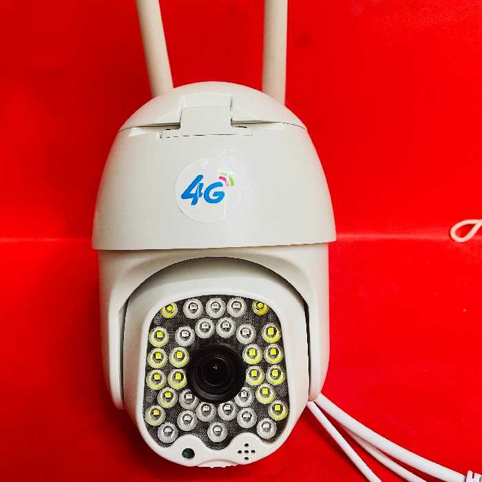 دوربین مداربسته 5 مگاپیکسل سیم کارتی 4G چرخشی وارملایت رمخور v380