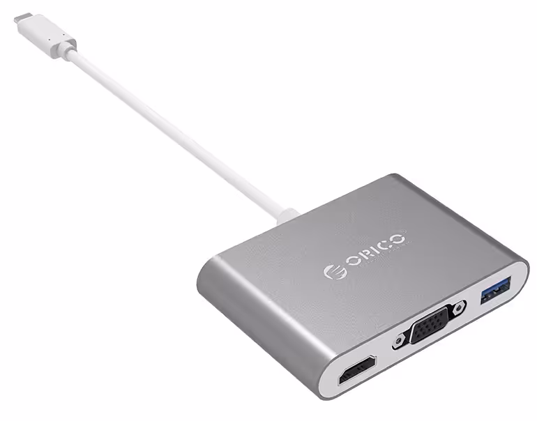 تبدیل Type-C به USB/VGA/HDMI اوریکو مدل آر سی اچ وی
