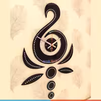 ساعت دیواری ترمه