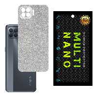 برچسب پوششی MultiNano مدل X-G1F-Silver برای پشت موبایل اپوو A93