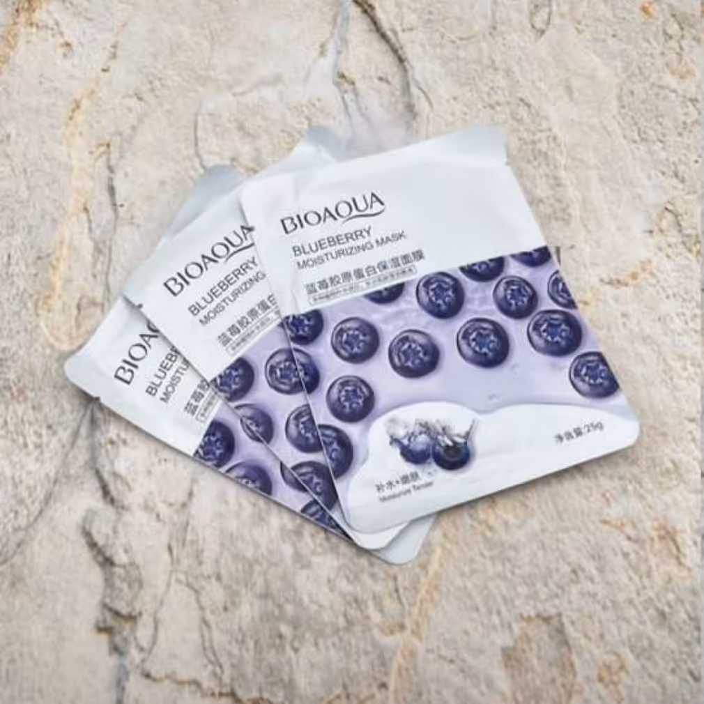 ماسک ورقه ای بلوبری برند بیوآکوا