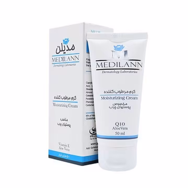 کرم مرطوب کننده مدیلن مناسب پوست چرب حجم 50ml