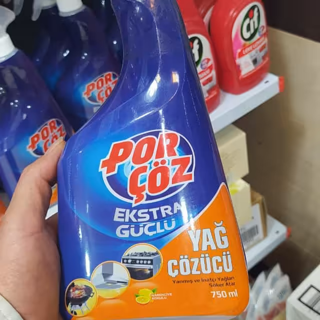 اسپری چربی زدا سطوح آشپزخانه پورچوز مدل Yağ Çözücü