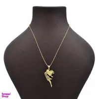 گردنبند طلا 18 عیار زنانه طرح دختر کد 625M331