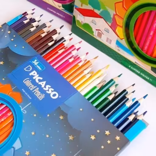 مداد رنگی 36 رنگ جعبه مقوایی پیکاسو