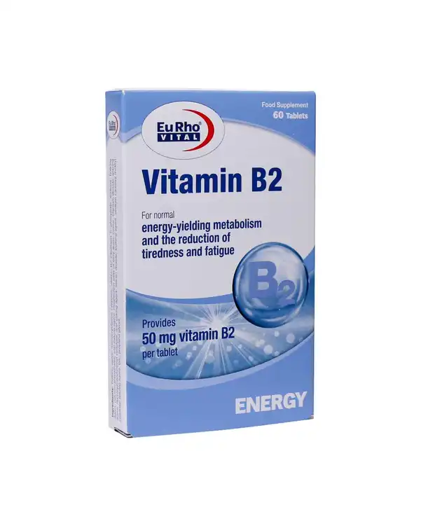 قرص ویتامین B2 یوروویتال بسته 60 عددی