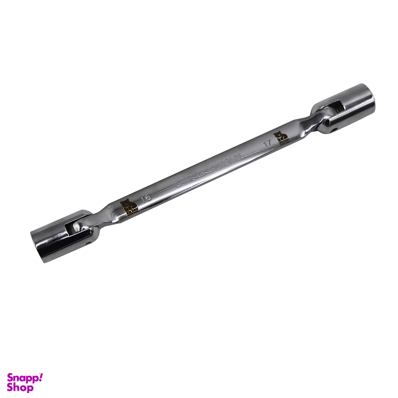 آچار دو سر بکس مدل بیگ بر کد YP-12PAR-LOLAEI-1617 سایز 16-17 میلی متر