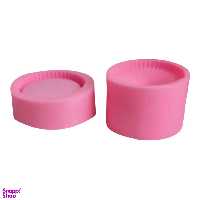 قالب سيليكونى مدل قندان شياردار رنگ صورتی