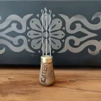 نیدل چوبی فنردار  قهوه گتر GATER