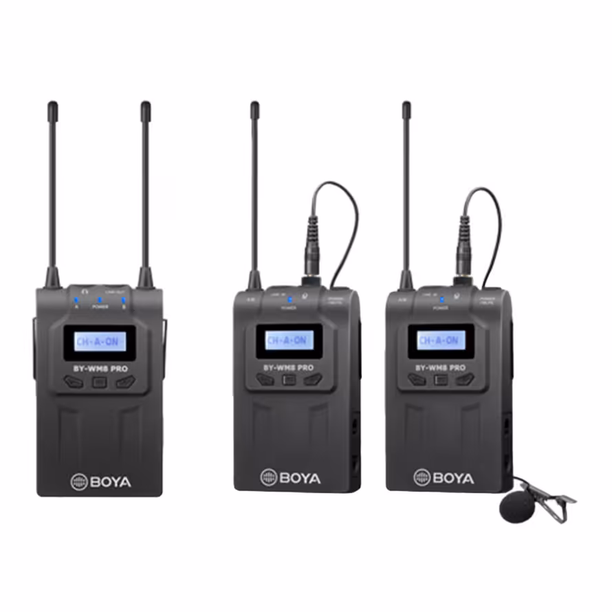 میکروفون بی سیم دو کاناله بویا BY-WM8 Pro-K2