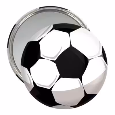 آینه جیبی خندالو مدل فوتبال کد 10015