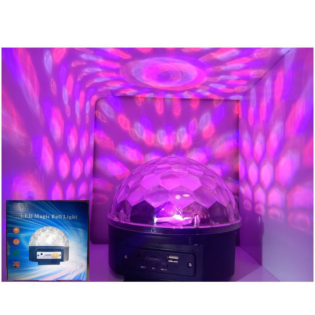 رقص نور  نیم کره لاک پشتی اسپیکر دار فلش خور