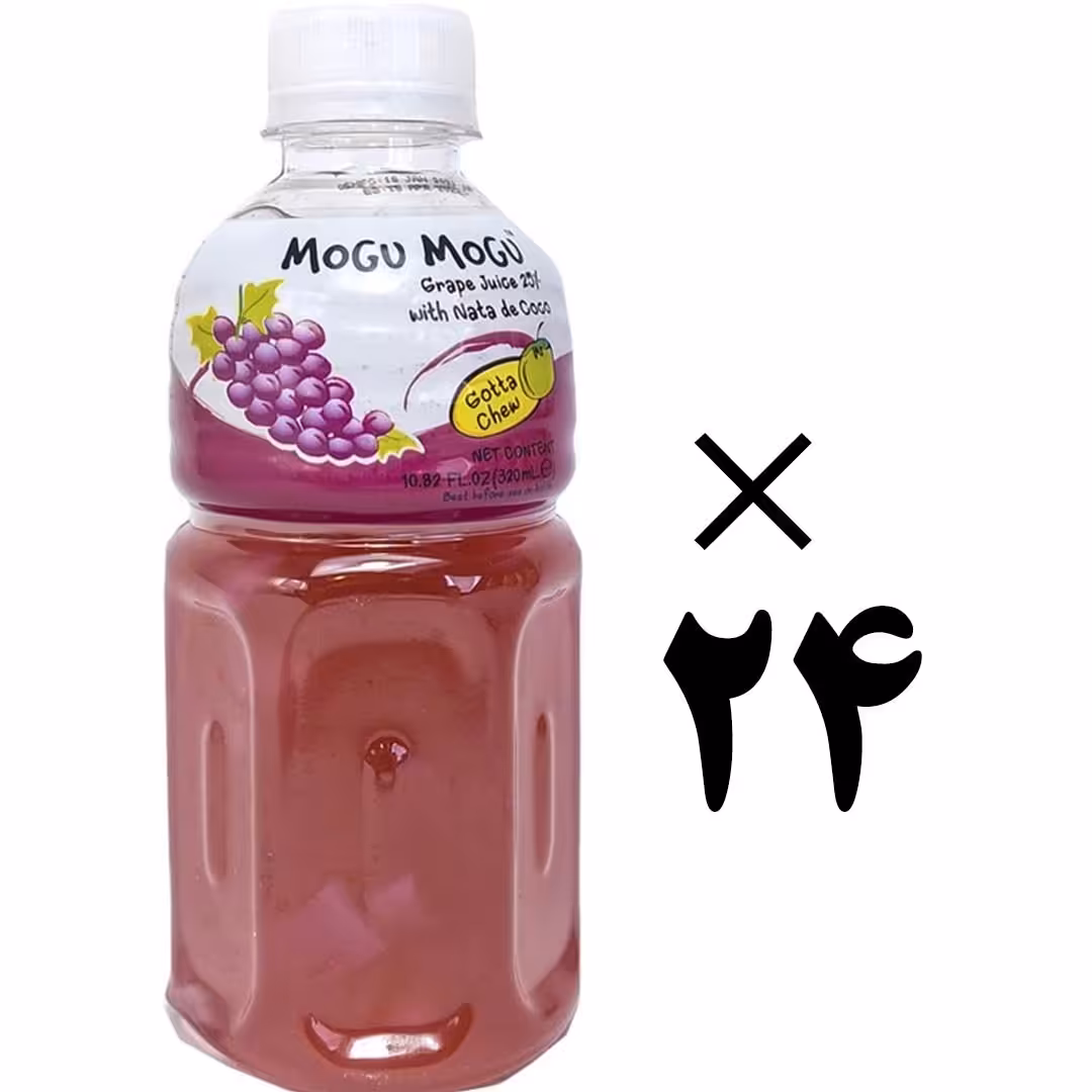 نوشیدنی موگو موگو انگور 24 عددی Mogu Mogu