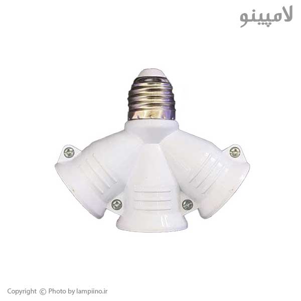 سرپیچ تبدیل 1 به 3 لامپ معمولی