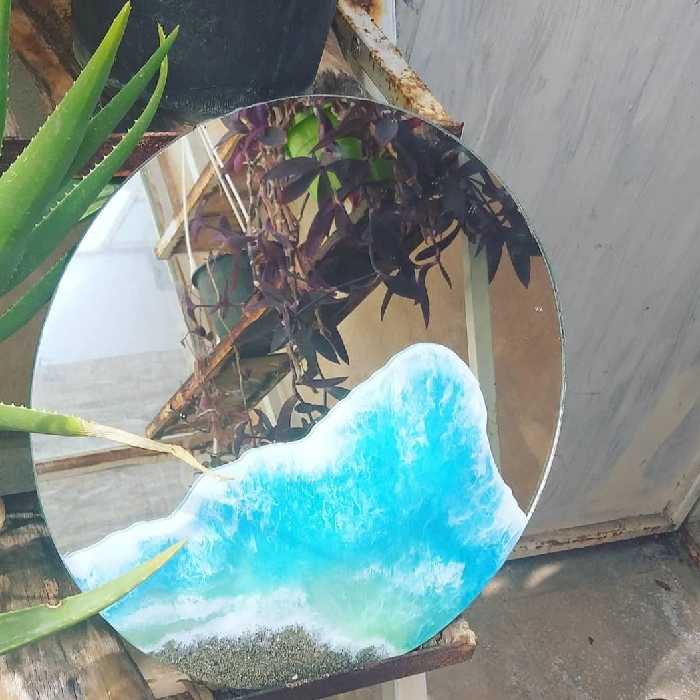 آیینه طرح دریا قطر چهل رزین خاتون موجود