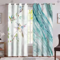 پرده پانچی طرح پرنده در حال پرواز SM-11801