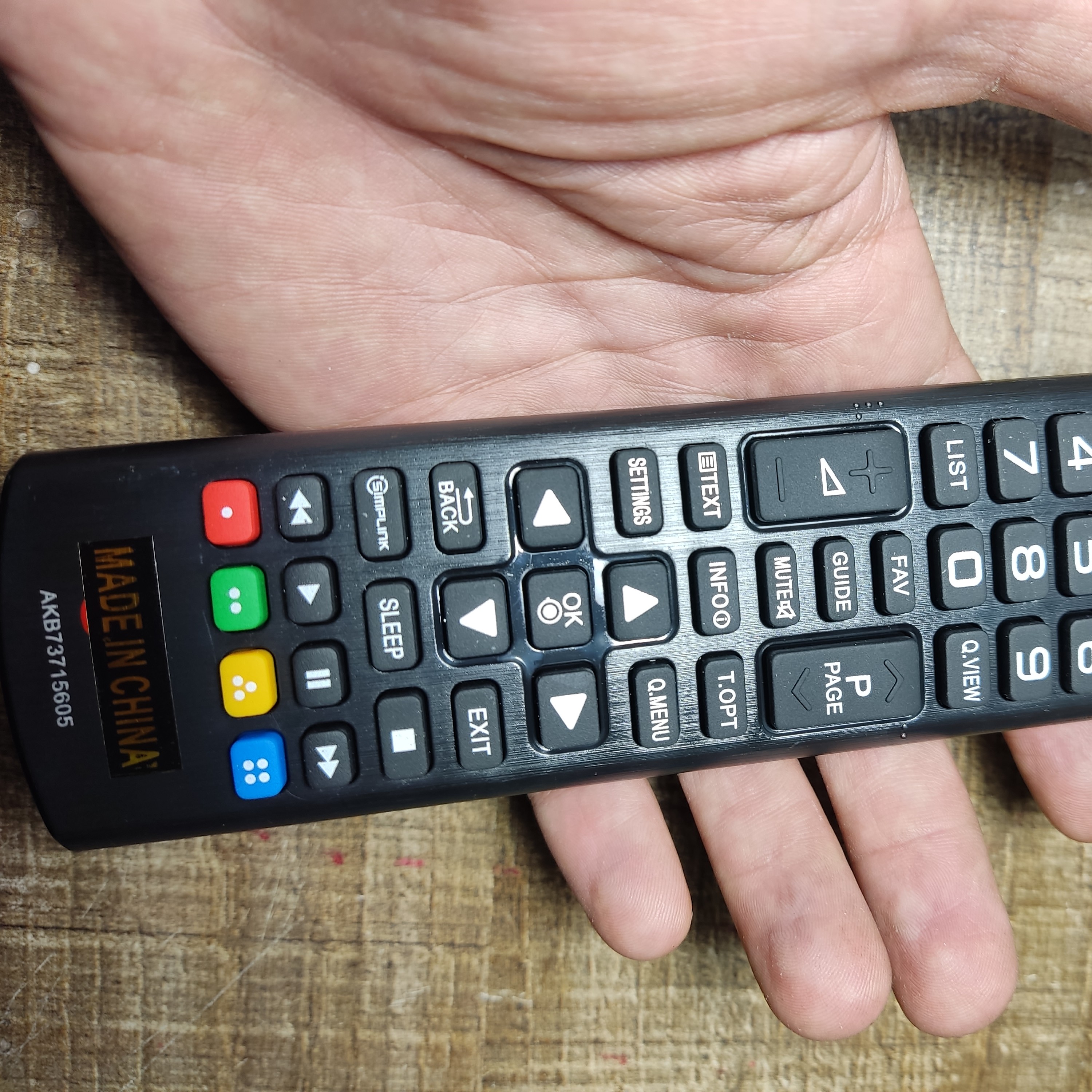 کنترلLG مدل AKB73715605