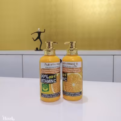 لوسیون بدن Fruit of Wokali Professional care ویتامین سی 99 درصد 500 می