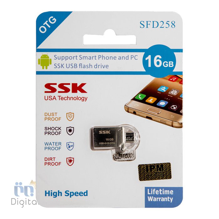 فلش مموری اس اس کی مدل SFD 258 ظرفیت 16 گیگابایت