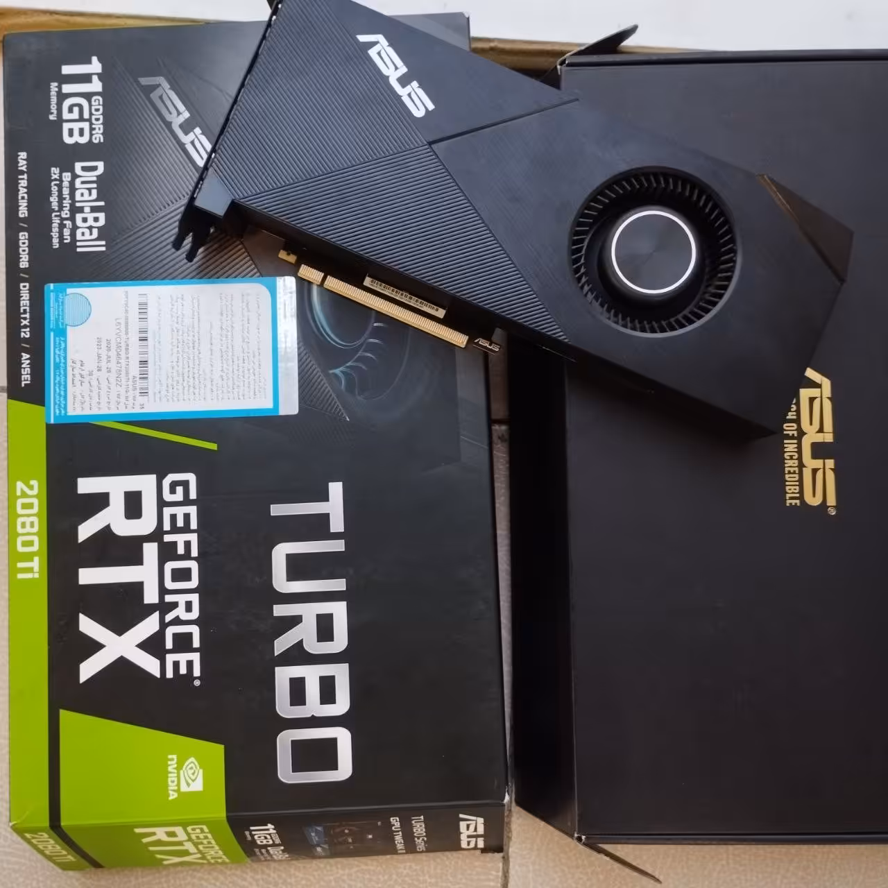 کارت گرافیک بسیار قوی  2080TI بالاتر 3060 و 3070