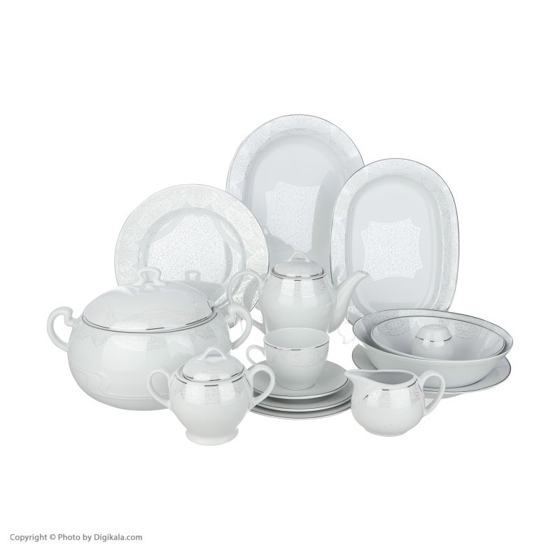 سرویس چینی 12 نفره 90 پارچه مقصود آرایه آنتونی