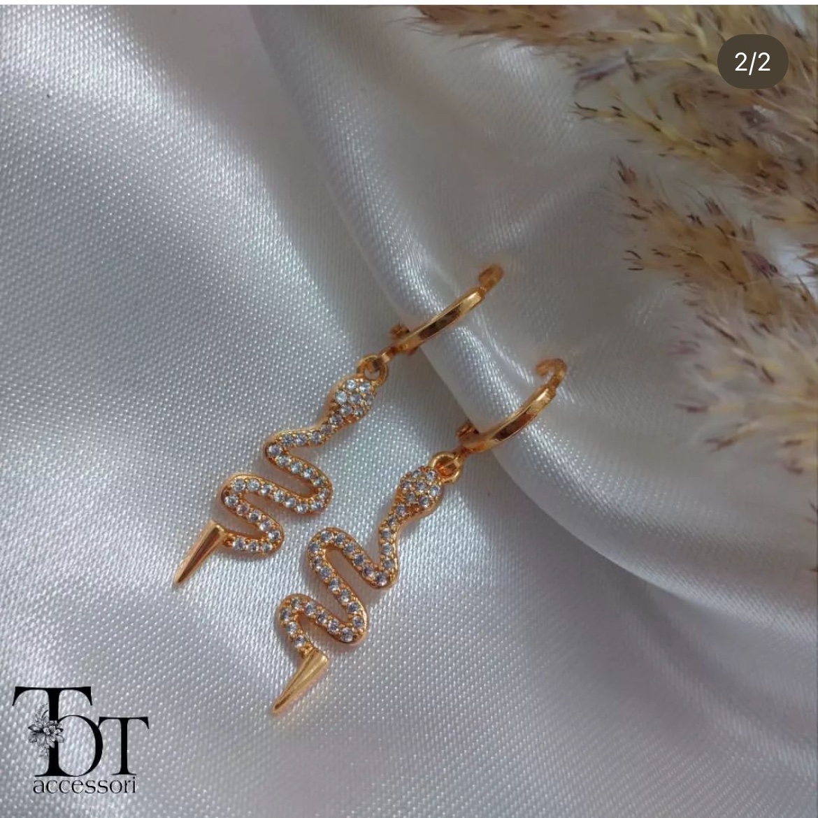گوشواره مار نگینی