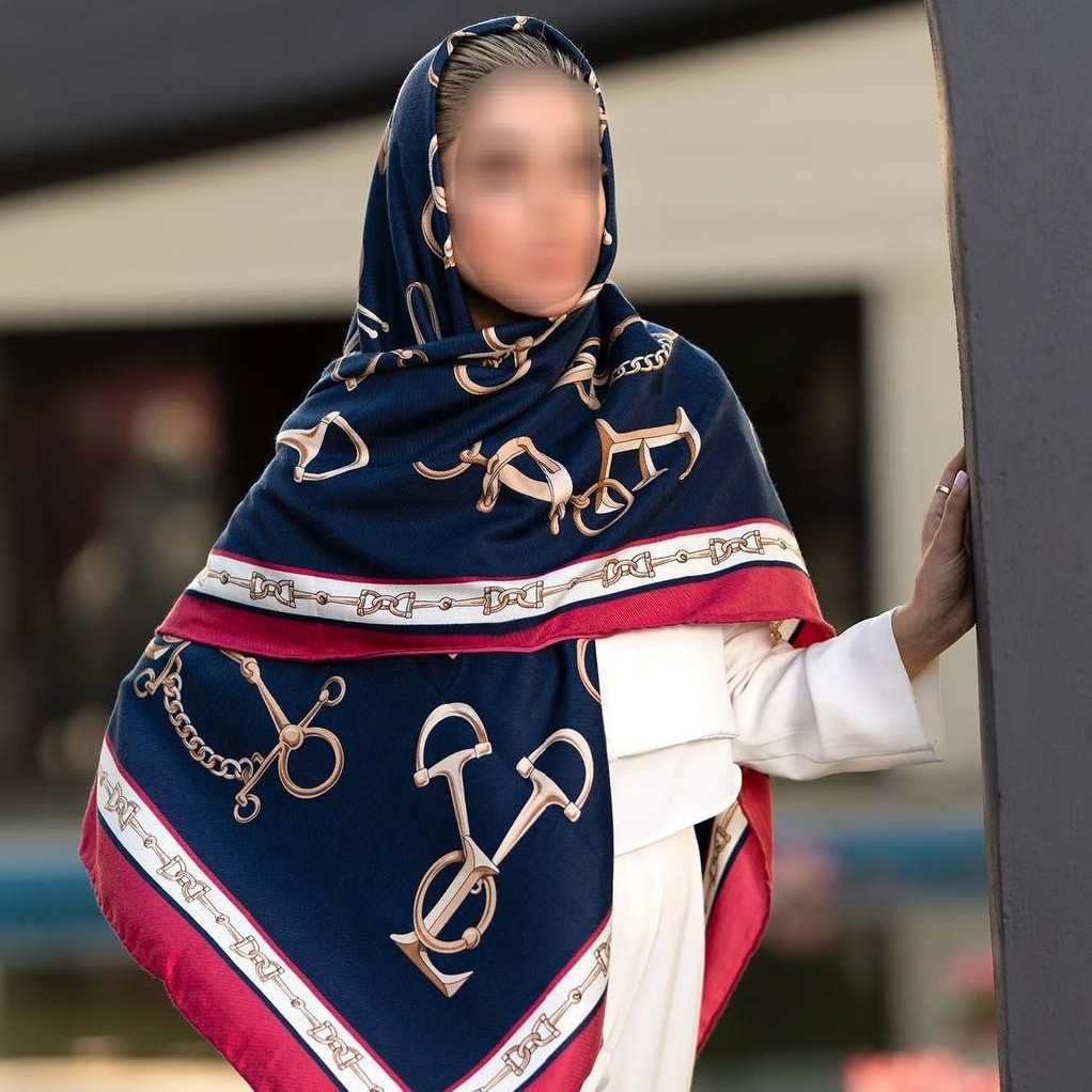 روسری نخی پاییزه