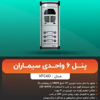 پنل تصویری 6واحده سیماران فوژان 
