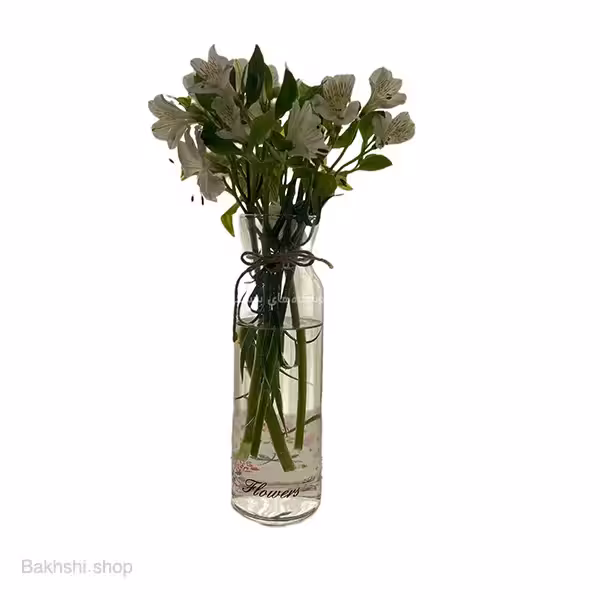 گلدان شیشه ای مدل لنزو دنیز