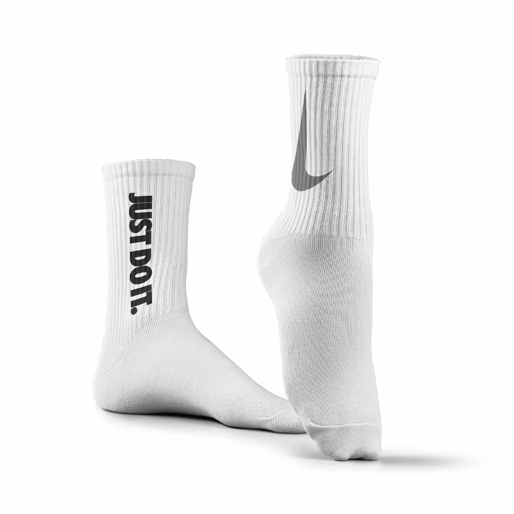 جوراب بسکتبال ساق بلند کف حوله ای نایکی مدل NSH-180 | وارداتی | سفید