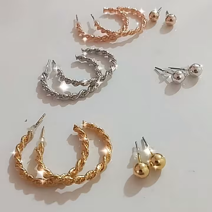 گوشواره پیچ پیچی