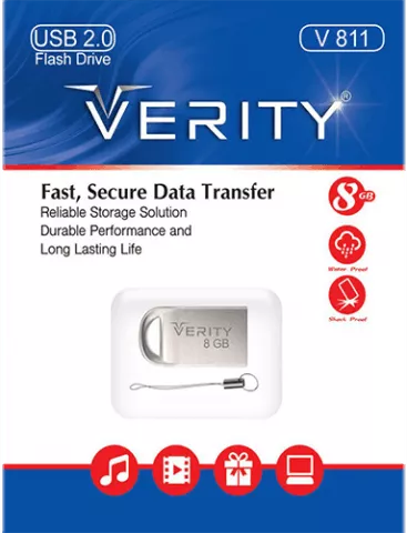 فلش مموری 8گیگابایت Verity مدل 008G-V3 V811