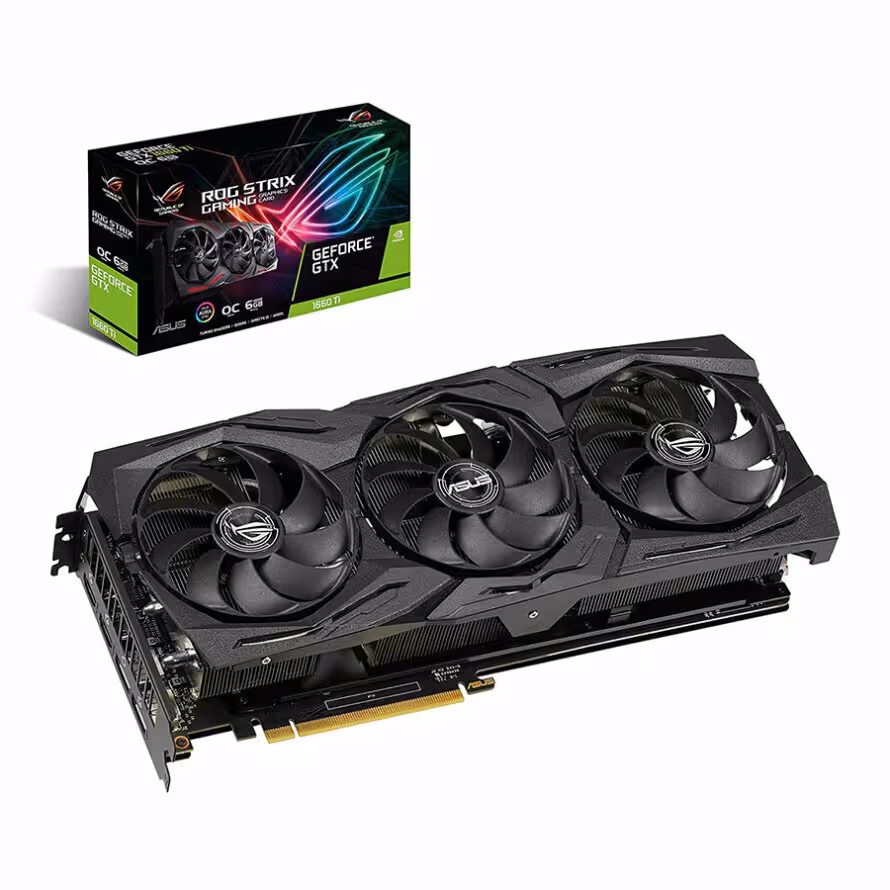 کارت گرافیک ایسوس ROG STRIX GTX1660TI O6G GAMING