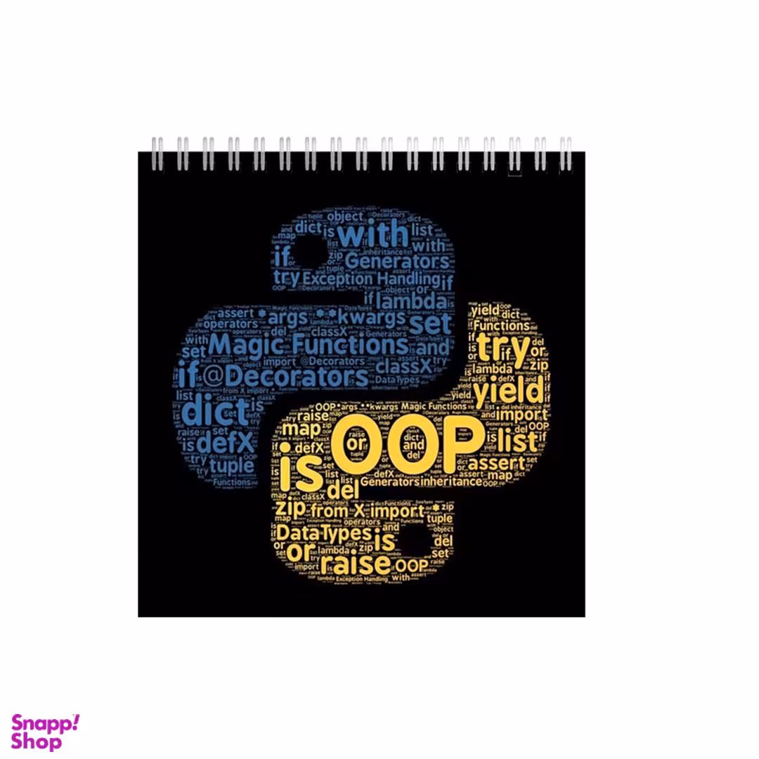 دفتر طراحی بامبیلیپ مدل کد نویسی و برنامه نویسی پایتون کد 6065004