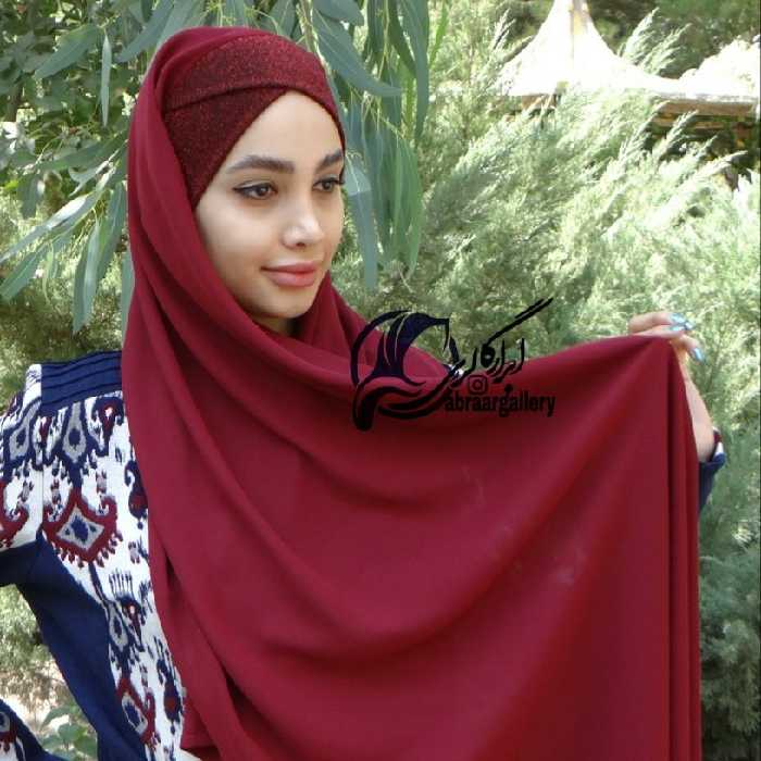 هدشال لمه تکپیل زرشکی لمه زربافت بدون ریزش در رنگبندی