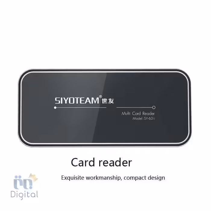 کارت خوان چند کاره سایوتیم مدل SY-631 با رابط USB 2.0 و کابل