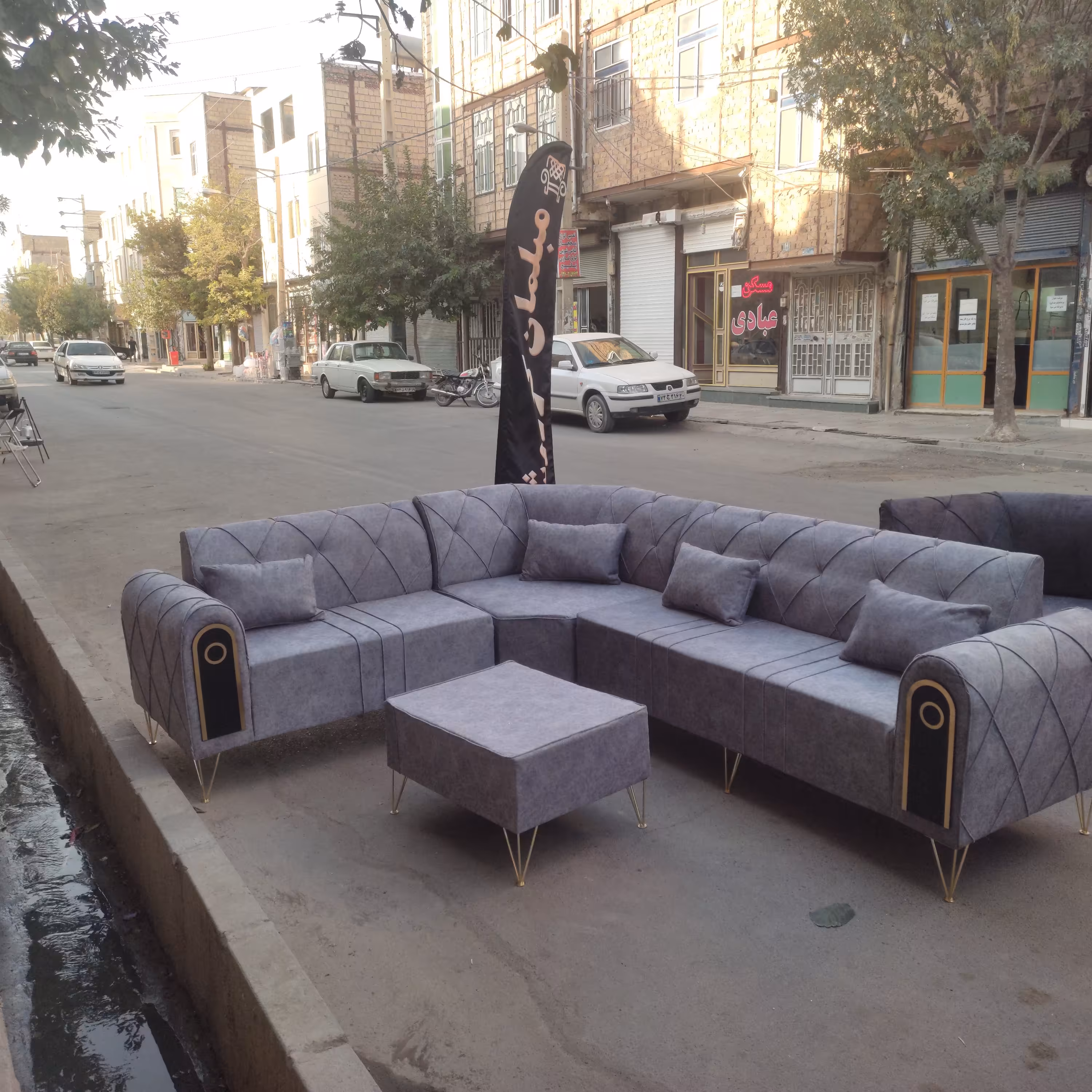 مبل  ال چستر آماده ارسال 